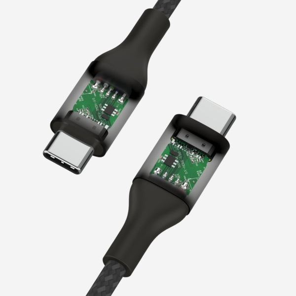 Belkin BoostCharge USB-C to USB-C Cable 240W 1M Black PD 3.1 Braided Qatar