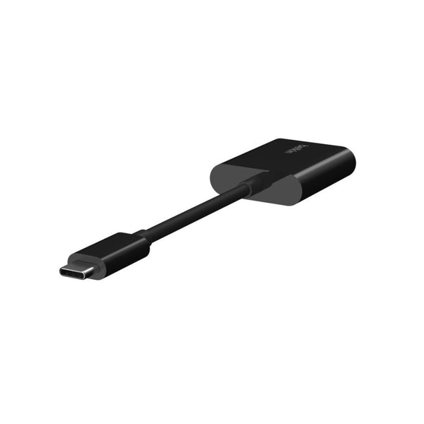 Belkin RockStar USB-C Audio Charge Adapter 60W Dual USB-C Black Qatar