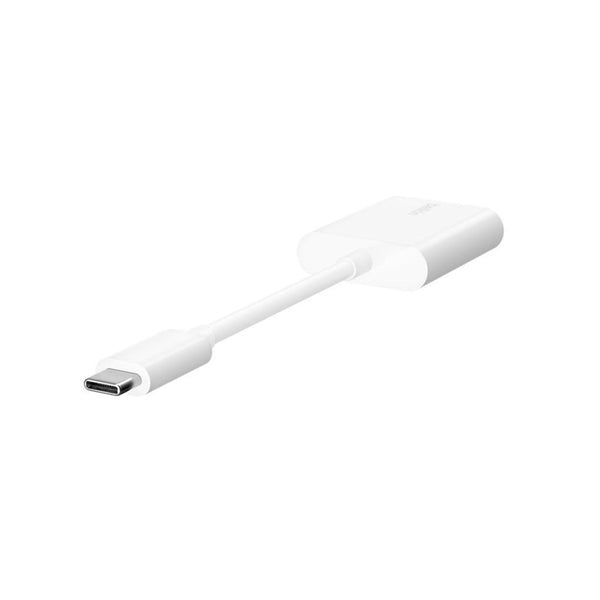 Belkin RockStar USB-C Audio Charge Adapter 60W Dual USB-C White Qatar