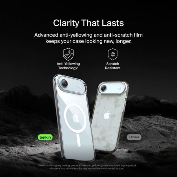 Belkin SheerForce Clear MagSafe Case for iPhone 17 Air Clear Qatar