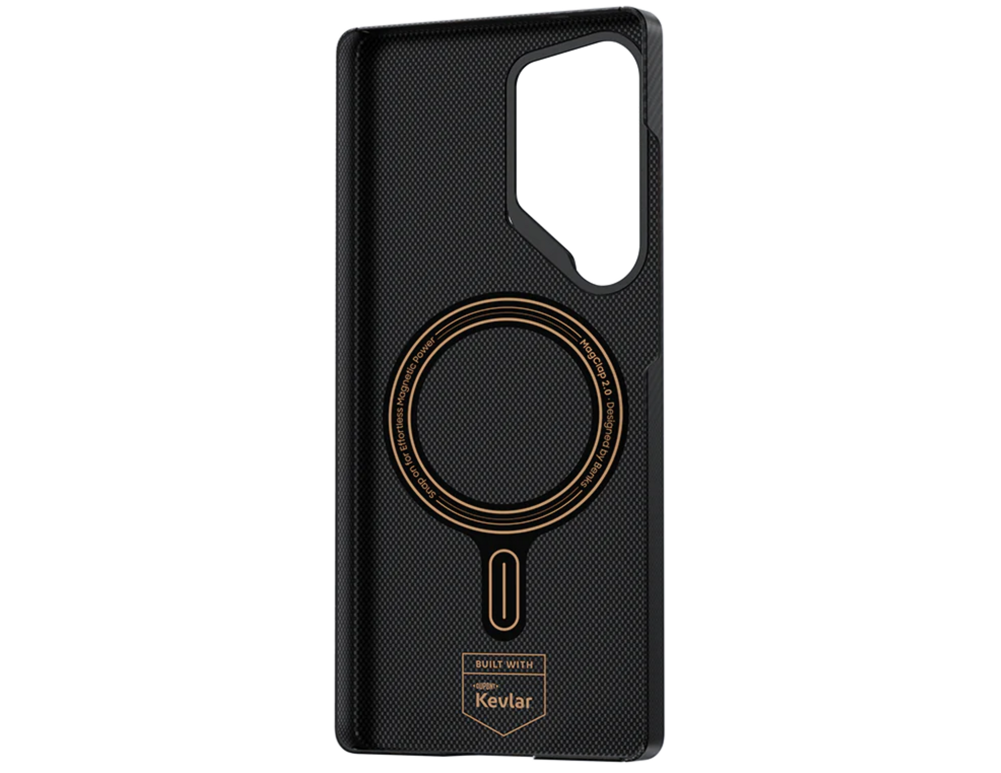 Rear view showcasing the Kevlar® texture of the Benks ArmorAir Montage Case.