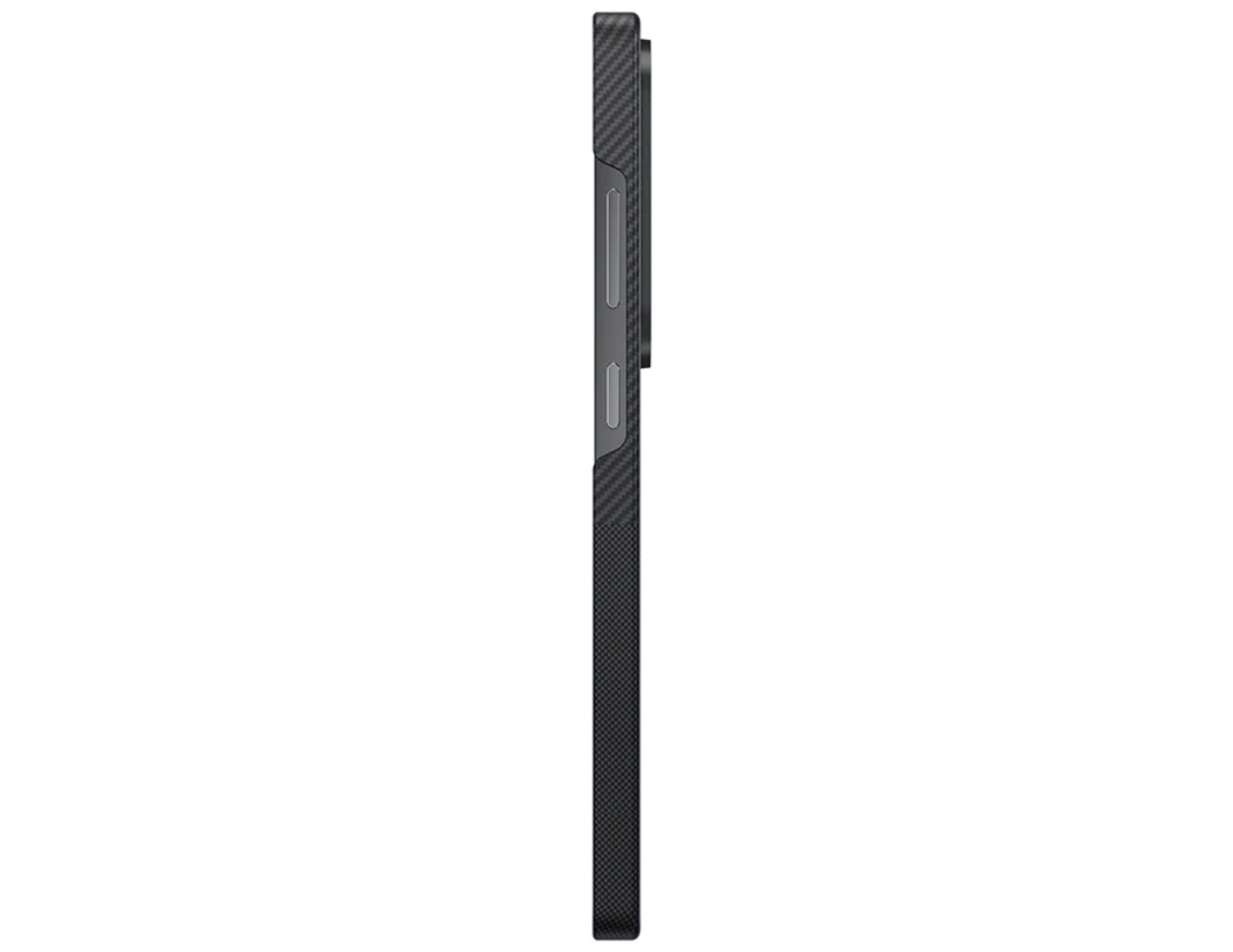 Side profile highlighting the slim 1mm design of the Benks ArmorAir Montage Case.