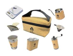 Bleu Coffee Set with grinder scale kettle dripper Qatar
