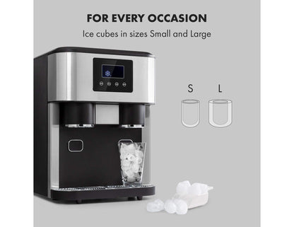 Bleu ZBS-15 Ice Maker & Crusher with water dispenser 15-18kg daily home party ice machine Qatar