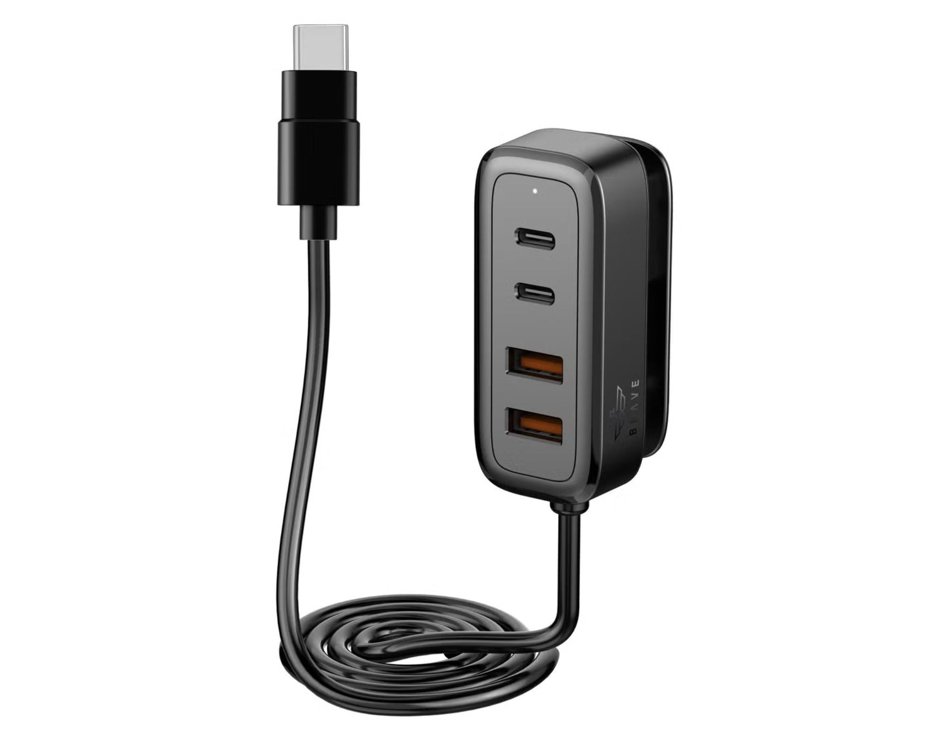 Brave 60W Fast Multi-Port Car Charger USB-C USB-A Qatar