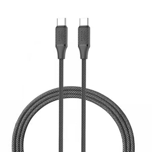 BRAVE 60W USB-C to USB-C braided fast charging cable 300CM Black BDC-55 Qatar