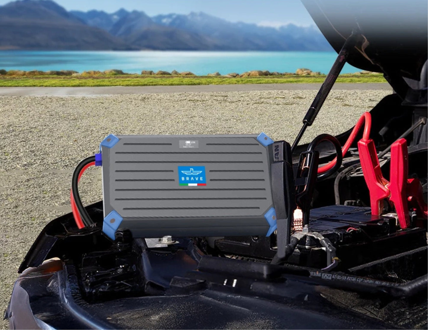 Brave BJS 11 Pro Super Capacitor Jump Starter 1000A battery-free self-charging emergency starter Qatar