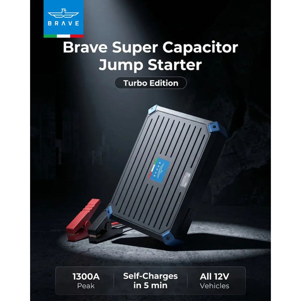 BRAVE BJS-13 1300A super capacitor jump starter battery-free car booster Grey Qatar
