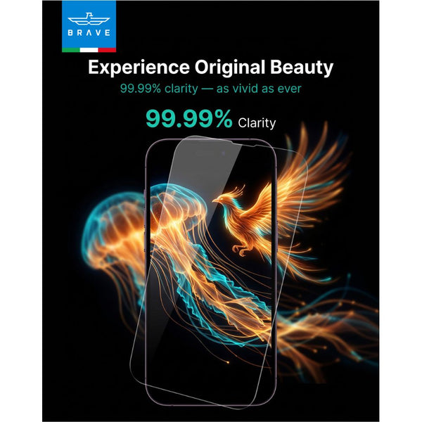 BRAVE BraveGuard 2.5D Clear 9H Tempered Glass Screen Protector for iPhone 18 Pro Max Qatar