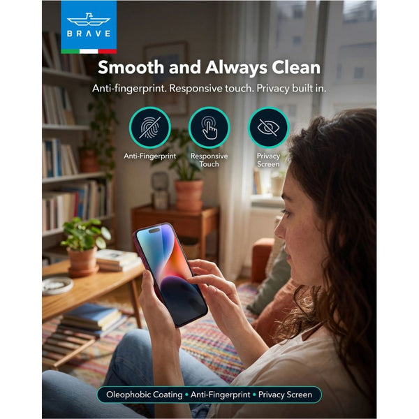 BRAVE BraveGuard 2.5D Privacy 9H Tempered Glass Screen Protector for iPhone 18 Pro Max Qatar