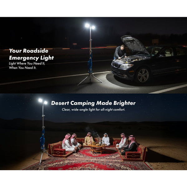 BRAVE BrightForce Pro Series 7000LM LED Spotlight with Adjustable Tripod BLS-01 Qatar