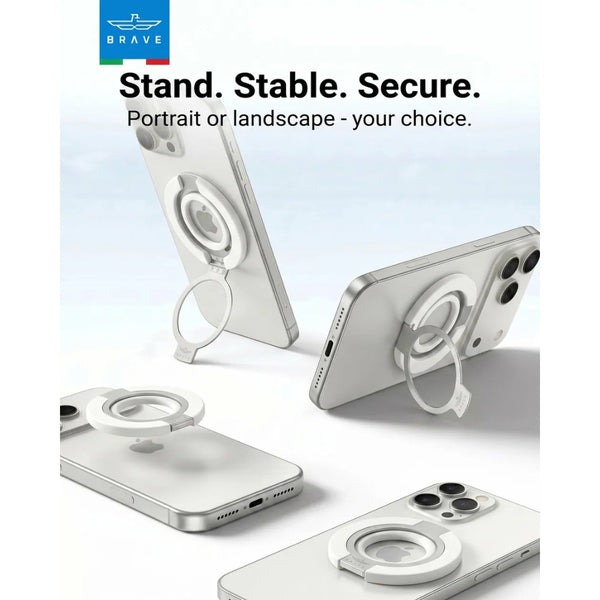 BRAVE Grip 3-in-1 Magnetic Grip and Kickstand White BG-04WH Qatar