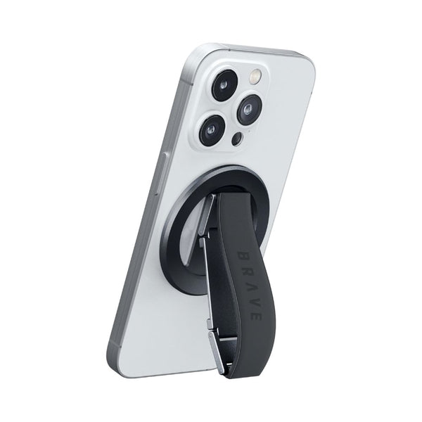 Brave Grip 3-in-1 Magnetic Phone Grip and 360° Kickstand Black BG-01B Qatar