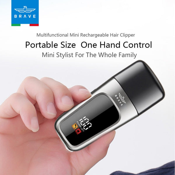 BRAVE Mini Hair Trimmer BHT-01 Zero-Gapped T-Blade Black Qatar