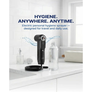 BRAVE Portable Electric Bidet Personal Hygiene Sprayer BEB-01 Black USB-C Rechargeable IPX6 Qatar