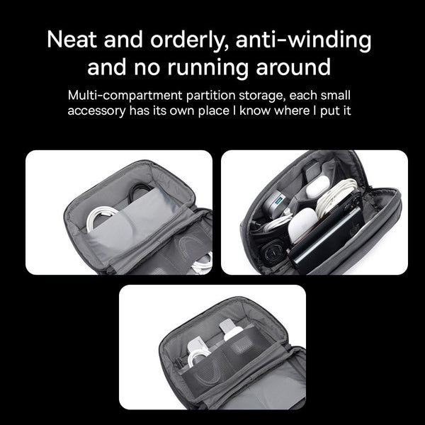 BRAVE Tech Pouch Organizer BTP-02 Black travel electronics storage bag Qatar