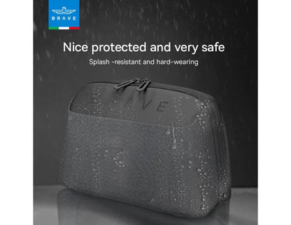 Brave Tech Pouch Organizer BTP-02 water-repellent, portable large tech organizer for travel available in Qatar