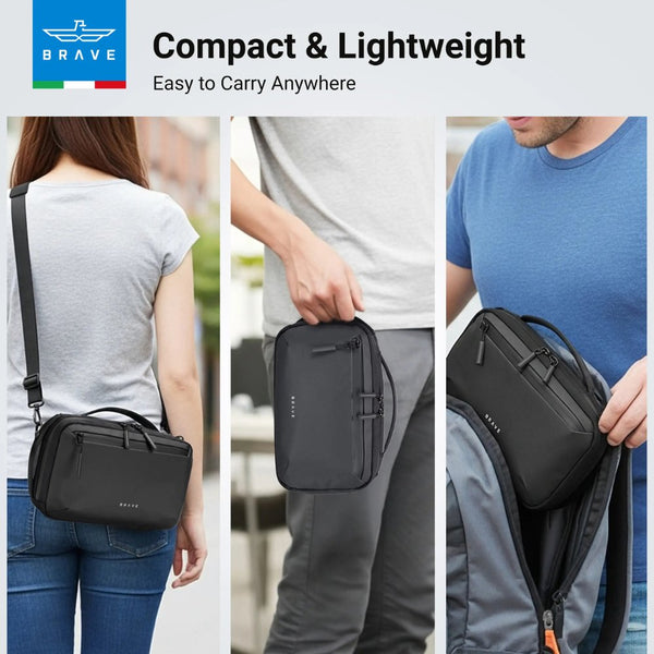 BRAVE Tech Pouch Organizer BTP-05 Black shockproof travel electronics organizer Qatar
