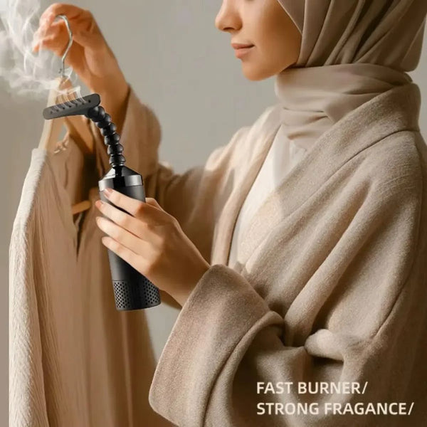 Bukhoor electric incense burner with 360 degree adjustable arm 7 aroma mist outlets and ceramic chamber Qatar
