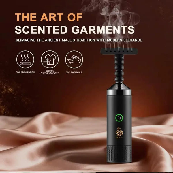 Bukhoor electric incense burner with 360 degree adjustable arm 7 aroma mist outlets and ceramic chamber Qatar