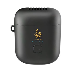 Bukhoor Mini Portable Incense Burner black refillable electric bakhoor burner for portable use in Qatar