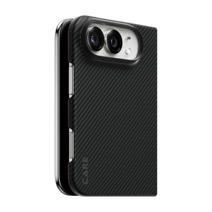 CARE by PanzerGlass Discovery Case Black and Grey with MagSafe for iPhone Duo, slim aramid fiber shock protection Qatar