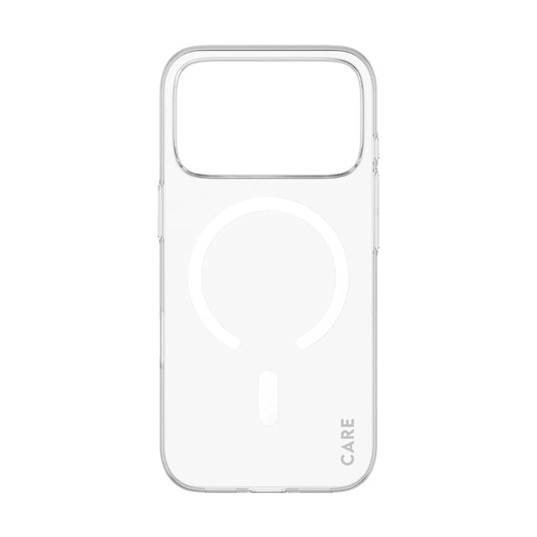 CARE by PanzerGlass SL1M transparent MagSafe case for iPhone 18 Pro with ultra-slim 1mm design and anti-yellowing protection in Qatar