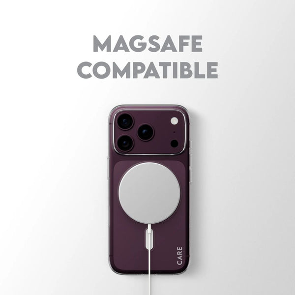 CARE by PanzerGlass SL1M transparent MagSafe case for iPhone 18 Pro with ultra-slim 1mm design and anti-yellowing protection in Qatar