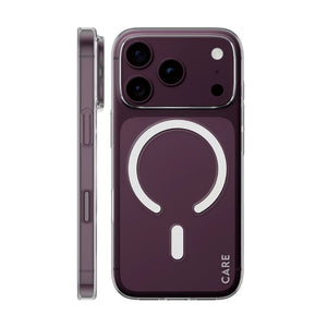 CARE by PanzerGlass SL1M transparent MagSafe case for iPhone 18 Pro with ultra-slim 1mm design and anti-yellowing protection in Qatar