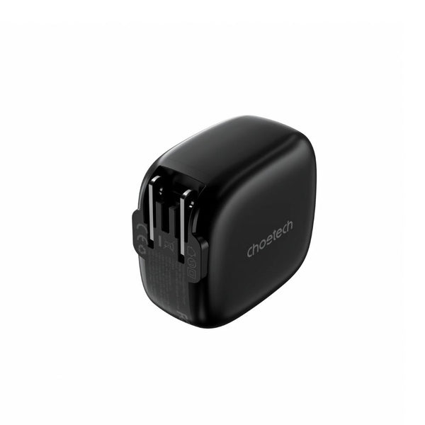 Choetech PD6123 65W GaN wall charger with retractable USB-C cable and USB-C USB-A ports Qatar