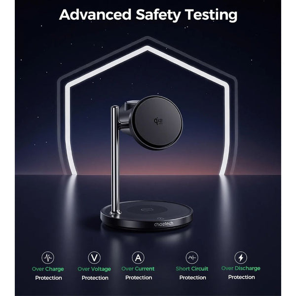 Choetech T641-G MagLeap 25W Qi2.2 Wireless Charging Station with cooling fan Qatar
