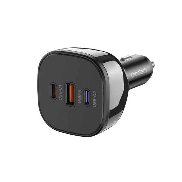 Choetech TC0024 165W car charger with 140W PD3.1 USB-C and 3 ports Black Qatar