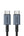 Choetech XCC-1015 60W PD USB-C to USB-C nylon braided cable 2M Black Qatar