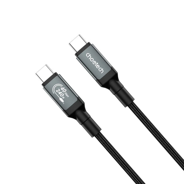 Choetech XCC-1040 240W USB4 Gen3 USB-C cable with 40Gbps data and 8K@60Hz video Black Qatar
