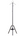 Triangular base of the elegant cloth burner black showing stability and design.