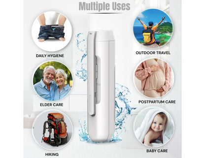 Compact Travel Bidet Sprayer JC90-PB-S24A 2.5L rechargeable portable bidet available in Qatar