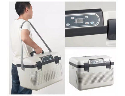 Cooler & Warmer 19L Electric Portable Fridge AC/DC Iceless Travel Qatar