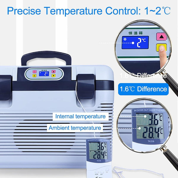 Cooler and Warmer 19L electric portable fridge for car, camping, and travel Qatar