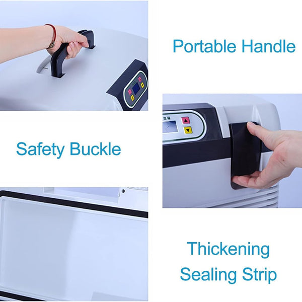Cooler and Warmer 19L electric portable fridge for car, camping, and travel Qatar
