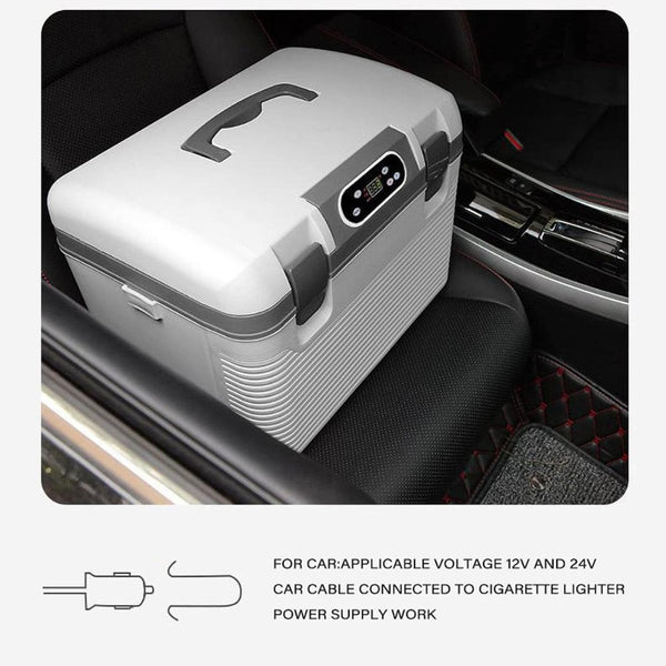 Cooler and Warmer 19L electric portable fridge for car, camping, and travel Qatar