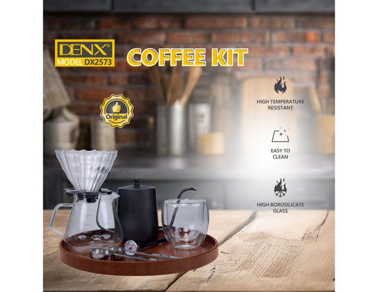 DENX V60 12-in-1 Portable Coffee Kit DX2573 Set Qatar