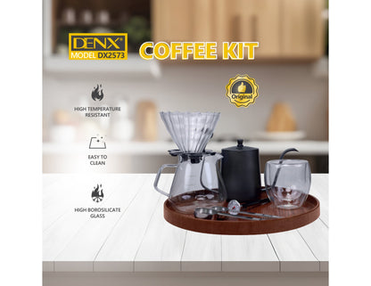 DENX V60 12-in-1 Portable Coffee Kit DX2573 Set Qatar