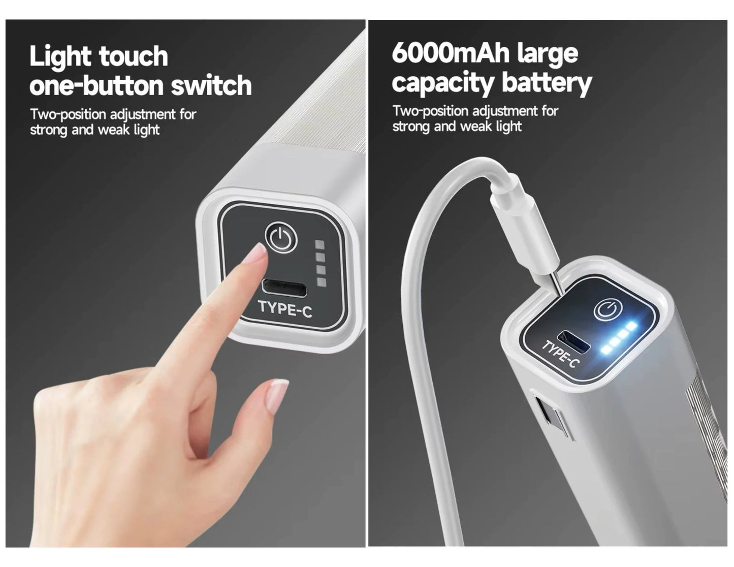 Duration Power 48W rechargeable LED emergency light DP-7175 with 6000mAh battery and soft lampshade for Qatar