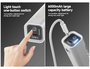 Duration Power 48W rechargeable LED emergency light DP-7175 with 6000mAh battery and soft lampshade for Qatar