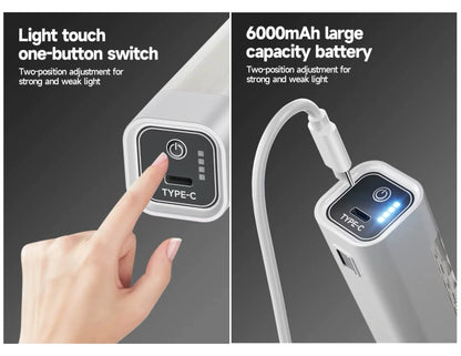 Duration Power 48W rechargeable LED emergency light DP-7175 with 6000mAh battery and soft lampshade for Qatar