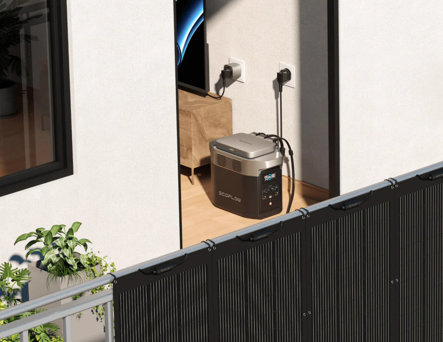 EcoFlow Delta 2 portable power station 1024Wh LiFePO4 battery Qatar