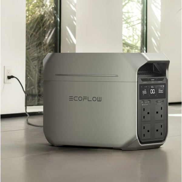 EcoFlow DELTA 3 Plus 1024Wh 1800W portable power station with 110W solar panel for home backup camping and off-grid power Qatar