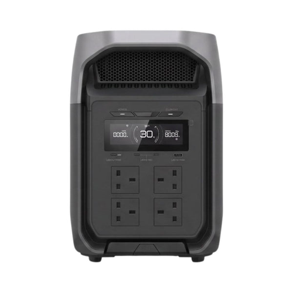 EcoFlow DELTA 3 Ultra 3072Wh portable power station with 3600W AC output and integrated wheels