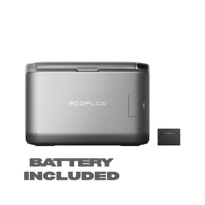 EcoFlow GLACIER Classic 45L portable dual-zone fridge freezer with 298Wh battery for camping and travel Qatar