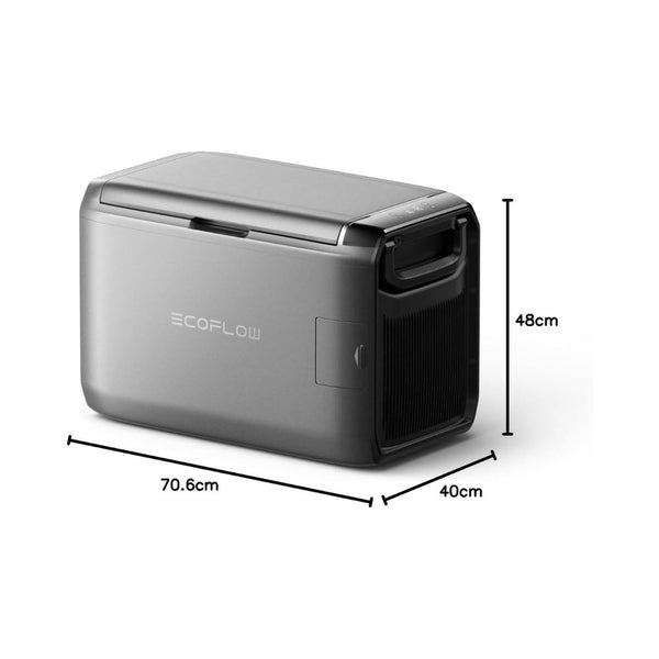 EcoFlow GLACIER Classic 45L portable dual-zone fridge freezer with 298Wh battery for camping and travel Qatar
